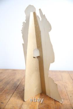 Vintage Christmas cardboard Sign Pepsi General Store Santa Display soda bottle