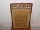 Vintage Columbian Pure Manila Rope Cardboard Store Display Sign