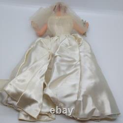 Vintage Countertop Display Bride Mannequin Wedding Dress Advertising NO BASE