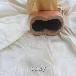 Vintage Countertop Display Bride Mannequin Wedding Dress Advertising NO BASE