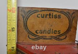 Vintage Curtiss Candies Candy Spinning Countertop Display Rack Sign RARE