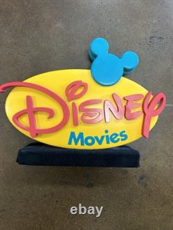 Vintage Disney Store Display Plastic Movie Sign 1990's-Y2K Era