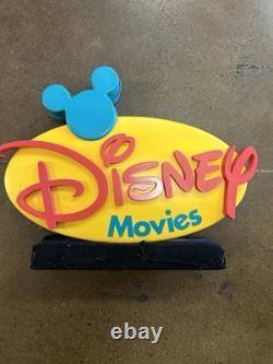 Vintage Disney Store Display Plastic Movie Sign 1990's-Y2K Era