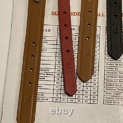 Vintage Dog Collar Store Display American The Finest 12 Collars Unpunched