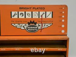 Vintage Dorman Ready Packs Automotive Fasteners Display Rack Sign