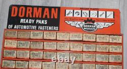 Vintage Dorman Ready Packs of Automotive Fasteners Display Rack Cabinet (EMPTY)