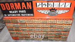 Vintage Dorman Ready Packs of Automotive Fasteners Display Rack Cabinet (EMPTY)