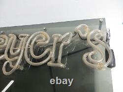 Vintage Dreyers Ice Cream Neon Sign Corner Country General Store Display Edys
