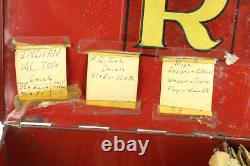 Vintage Duro Sign Maker Letter & Number Decals Box