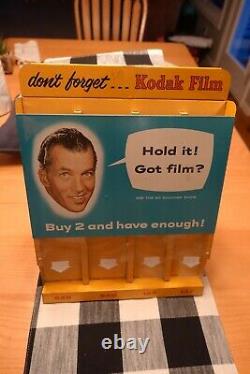 Vintage Ed Sullivan Show Kodak Film Store Counter Display Film Dispenser