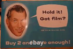 Vintage Ed Sullivan Show Kodak Film Store Counter Display Film Dispenser