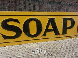 Vintage Embossed Good Will Soap Sign #3 Antique Old Goodwill Kitchen Bath 9485