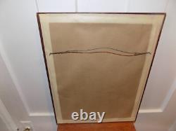 Vintage Endicott Johnson Cardboard Store Display in Frame