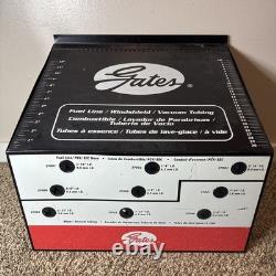 Vintage Gates Fuel Windshield Vacuum Lines Metal Cabinet Advertising Display
