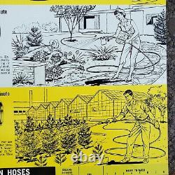 Vintage Gates Rubber Hose Display Tin Sign Countertop Store Display TOC Gas Oil