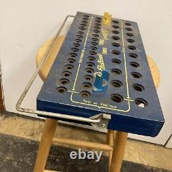 Vintage Ge General Electric Electronic Tube Rack Display Sign Tester