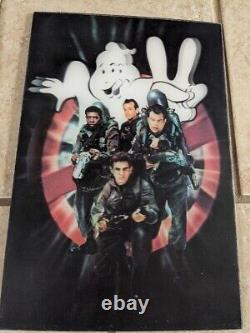 Vintage Ghostbusters II Video Laserdisc 3D Lenticular Hologram Poster Display