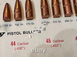 Vintage HORNADY Bullet Ammunition Store Display Board Sign Advertising