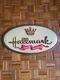 Vintage Hallmark Gold Crown Advertising Store Display Oval Sign (48x26)