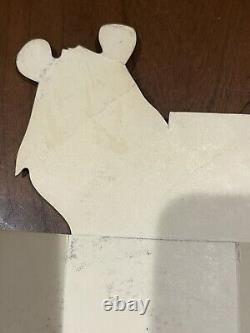 Vintage Hamm's Easel Back Countertop Calendar Display Sign Cardboard Bear Promo