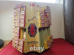 Vintage Hampden Nail Advertising Store Display Rack with Boxes of Tacks