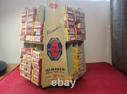 Vintage Hampden Nail Advertising Store Display Rack with Boxes of Tacks