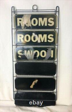 Vintage Hanging Tin Sign Store Display For Rooms Furnished Rooms Signs