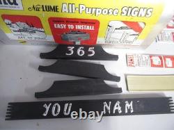 Vintage Hardware Store Retail Display Mailbox MD Lots of Letters Sign Making