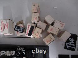 Vintage Hardware Store Retail Display Mailbox MD Lots of Letters Sign Making