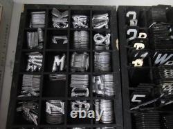 Vintage Hardware Store Retail Display Mailbox MD Lots of Letters Sign Making