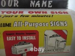 Vintage Hardware Store Retail Display Mailbox MD Lots of Letters Sign Making