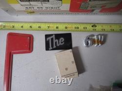 Vintage Hardware Store Retail Display Mailbox MD Lots of Letters Sign Making