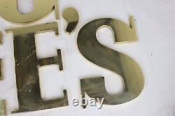 Vintage Higbee's Department Store Cleveland OH Solid Brass 9 Storefront Letters