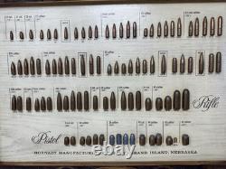 Vintage Hornady Bullets Ammunition Store Display Bullet Board Sign READ