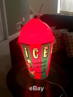 Vintage ICEE Light Up Store Sign