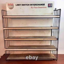 Vintage Interchange E50 Limit Switch Store Display Shelves Rack Sign Advertising