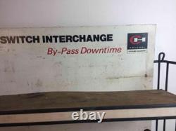 Vintage Interchange E50 Limit Switch Store Display Shelves Rack Sign Advertising