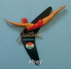 Vintage Jantzen Sportwear Swimwear Dealer Store Display Sign