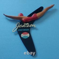 Vintage Jantzen Sportwear Swimwear Dealer Store Display Sign