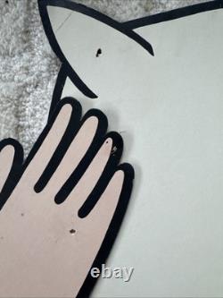 Vintage Jointed Mattress Store Display Advertisement Sign w The Little King Vintage Jointed Mattress Store Display Advertisement Sign w The Little King