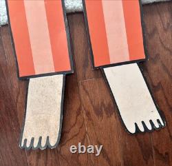 Vintage Jointed Mattress Store Display Advertisement Sign w The Little King Vintage Jointed Mattress Store Display Advertisement Sign w The Little King