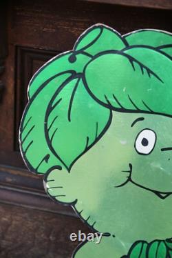 Vintage Jolly Green Giant 1985 Advertising Store Display Sign Cardboard Icon