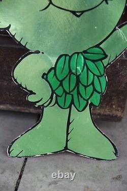 Vintage Jolly Green Giant 1985 Advertising Store Display Sign Cardboard Icon