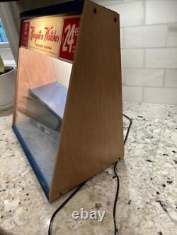 Vintage Kingston Watches Countertop Display Case Sign County Store Rare