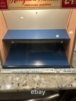 Vintage Kingston Watches Countertop Display Case Sign County Store Rare