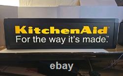 Vintage Kitchen Aid Light Up Store Display Advertising Sign 31 Single Sided