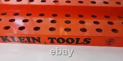 Vintage Klein Tools Display Racks Metal Advertising Sign 23 1/2 X 10