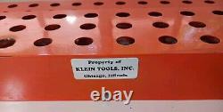 Vintage Klein Tools Display Racks Metal Advertising Sign 23 1/2 X 10