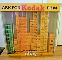 Vintage Kodak Camera FILM Store Counter Or Wall Advertising DISPLAY Dispenser