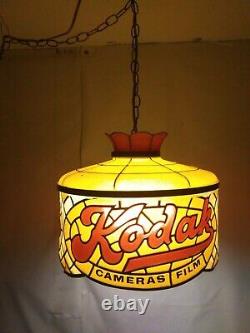 Vintage Kodak Camera Film Store PROMO Advertising Display Light Lamp Sign Works